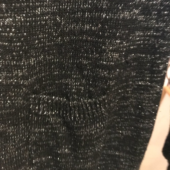 Victoria's Secret Dressy Black Sequined Cardigan GORGEOUS - Size M - Picture 6 of 12